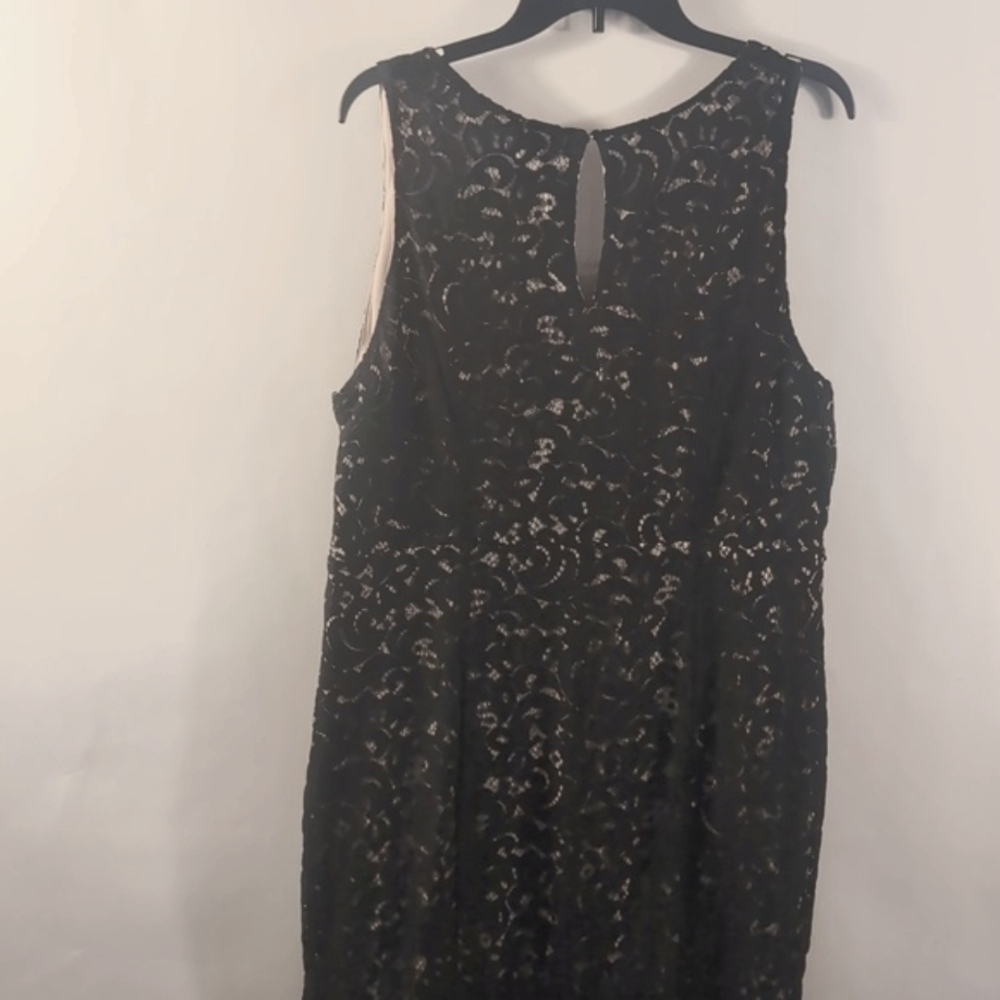 Lane Bryant Little Black Lace dress Size 20 - Picture 11 of 13